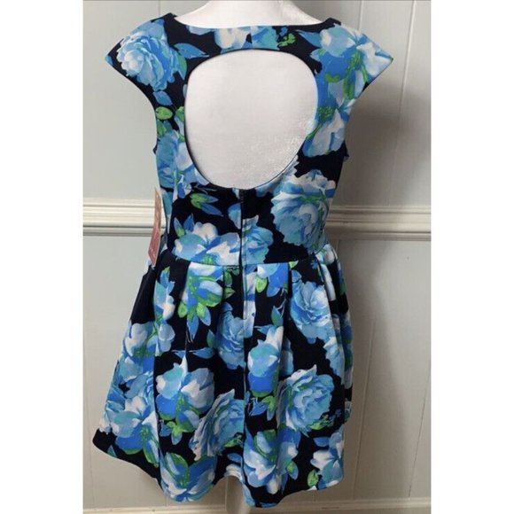 Emerald Sundae XL Juniors Fit And Flair Spring Summer Dress NWT New - Picture 2 of 7